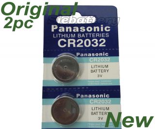    PANASONIC CR2032 3v Lithium Battery Button COIN cell Batteries NEW 2