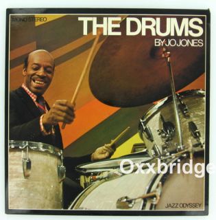 Papa Jo Jones Signed The Drums Odyssey Jazz 008 Drummer RARE France LP 