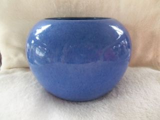  Blue Hand Made Vase Bybee Waco KY