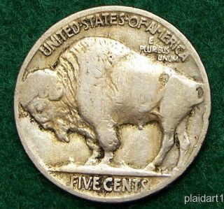 1927 Buffalo Nickel Very Good VG Circulated US Coin BN206
