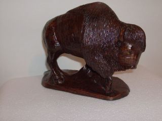 Vintage RED MILL HANDCRAFTED BUFFALO resin approx 7 x 8 x 4 weights 3