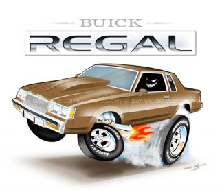 81 87 Buick Regal Emblem T Shirt 82 83 84 85 G Body