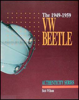 VW Beetle Bug Originality Restoration Guide 1949 1959 1954 1955 1956 