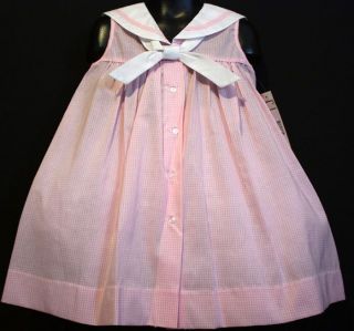 Castro Co ♥ 2 2T Toddler CI Boutique Pink Sailor 2P Dress Outfit 