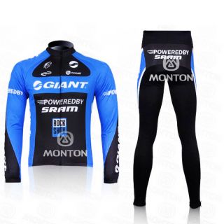 New Cycling Outdoor Long Sleeves Jersey Pants M XXXL