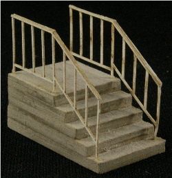 GC Laser Building Kit HO Add On Single Stairs 2 Pack 