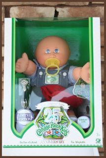 Cabbage Patch kid #4 boy ~ BALD PACIFIER ~ NEW IN BOX 25th 