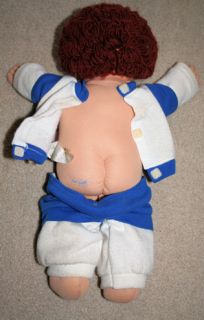 1985 Cabbage Patch Kids Doll Boy Brown Curly Hair Free