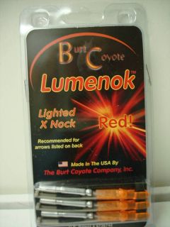 Burt Coyote Lumenok Lighted x Nock Red