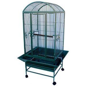 New Large Wrought Iron Bird Cage Parrot Cages Macaw Dome Top 0652 