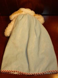 Bunnies by The Bay Skipit Puppy Dog Security Blanket Plush Sailor Blue 