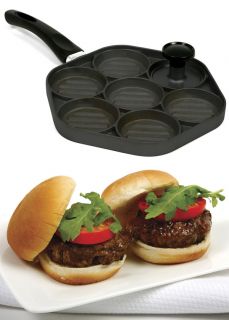 Norpro NS Sliders Mini Burgers Grill Pan Press 514