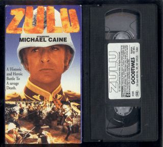 Zulu VHS 1992 Goodtimes Michael Caine