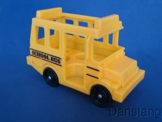   People School Bus from the Little People School set #2550 from 1988