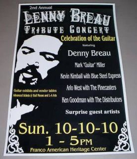 description lenny breau tribute concert poster october 10 2010 