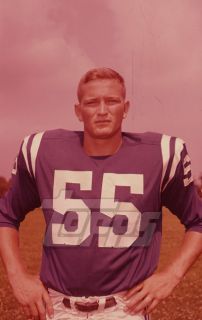   Football Original Color Negative Jackie Burkett Baltimore Colts