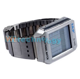 Hot LCD Touch Screen Panel Alarm Calculator Wrist Watch WT10 W