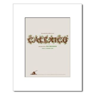 Calexico Moustache Hat Matted Mini Poster