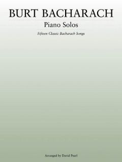 Burt Bacharach   Piano Solos Sheet Music Song Book NEW