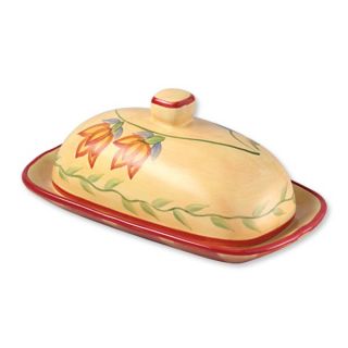 pfaltzgraff napoli covered butter dish napoli is a subtly decorated 