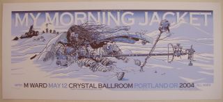 2004 My Morning Jacket Concert Poster Guy Burwell s N