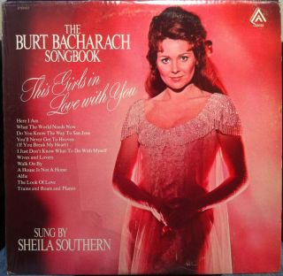 Sheila Southern Burt Bacharach Songbook LP VG Private Female Jazz Pop 