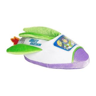 Toy Story 3 Buzz Lightyear Disney Boys Plush Slippers Sz 7 8 9 10 or 
