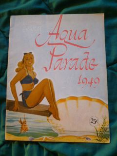 1949 Buster Crabbe Flash Gordon Aqua Parade Swimming Diving Show 