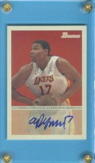 2009 10 Bowman 48 Autographs #48AAB Andrew Bynum (Signed) AUTO