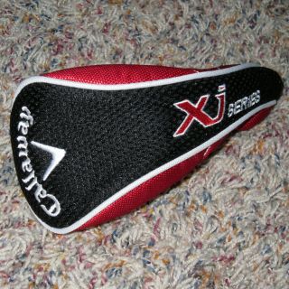 Callaway XJ Series 3 Wood Head Cover   Red White Black   Golf Club 