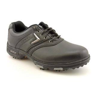 Callaway Golf XTT LT Saddle Mens Size 11 Black Leather Golf Shoes