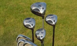 Mens Callaway Stiff Flex Complete Set with Irons Driver Woods Hybrid 