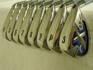 Callaway x 22 Irons Set 4 SW Graphite Womens Lady New