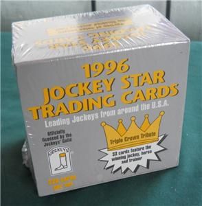 1996 Horse Racing Jockeys Guild Star Trading Cards 220 Complete Set 