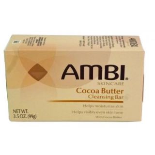 Ambi Skincare Cocoa Butter Cleansing Bar Soap Dark Spot Corrector New 