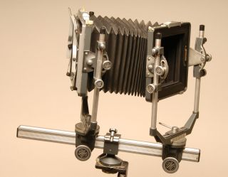Cambo 4x5 View Camera with 3 Lens Accesories and Case