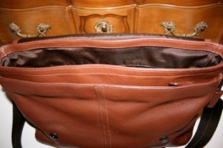 Coach Camden Mens PEBBLED Leather Messenger Laptop Bag 70423 $378 