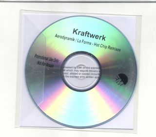 Kraftwerk Aerodynamik La Forme Hot Chip Remixes Promocd