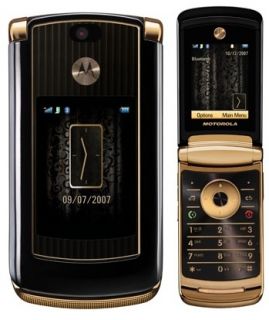 Motorola RAZR2 V8 Gold GSM Luxury Camera Phone