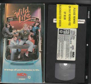The Wild Life VHS Cameron Crowe Chris Penn Eric Stoltz teen 80s comedy 