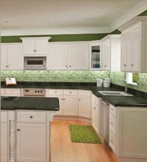 White Cabinets Shaker Door Style Discounted Kitchen Cabinets DIY 