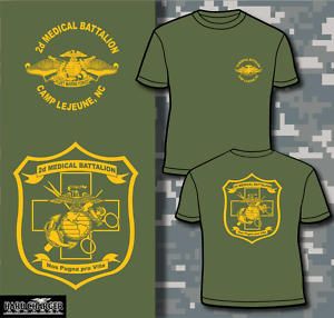 Marine Corps 2D Medical BN Corpsman Doc Camp Lejeune T Shirt