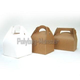Cup Cake Favour Boxes Wedding Party White 10x10x14 Cm