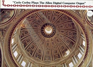   CLASSICAL CARLO CURLEY Plays Allen Digital ORGAN LP Boyce Franck NM