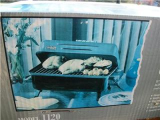sunbeam electric table top grill camping grill nib usa