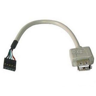 Internal USB A F to Mobo Pinout Adapter Cable New