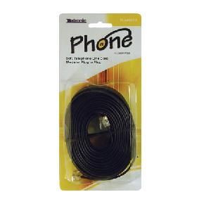 New 100ft 100 Feet Black Phone Line Cord DSL Cable