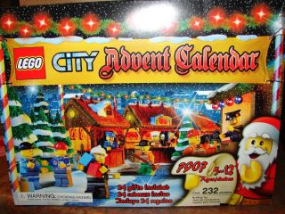 LEGO CITY #7907  2007 Advent Calendar  232 pcs. RETIRED NISB 