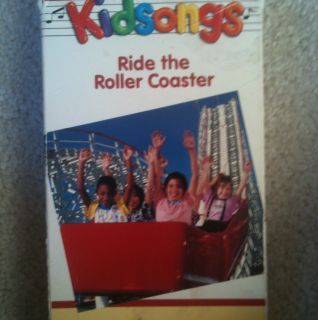 Kidsongs Ride The Roller Coaster VHS Unrated 1997 09 02