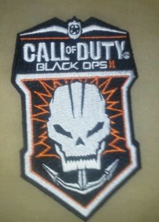 CALL OF DUTY BLACK OPS 2 Game Launch Embroidered Iron On Patch PS3, PC 